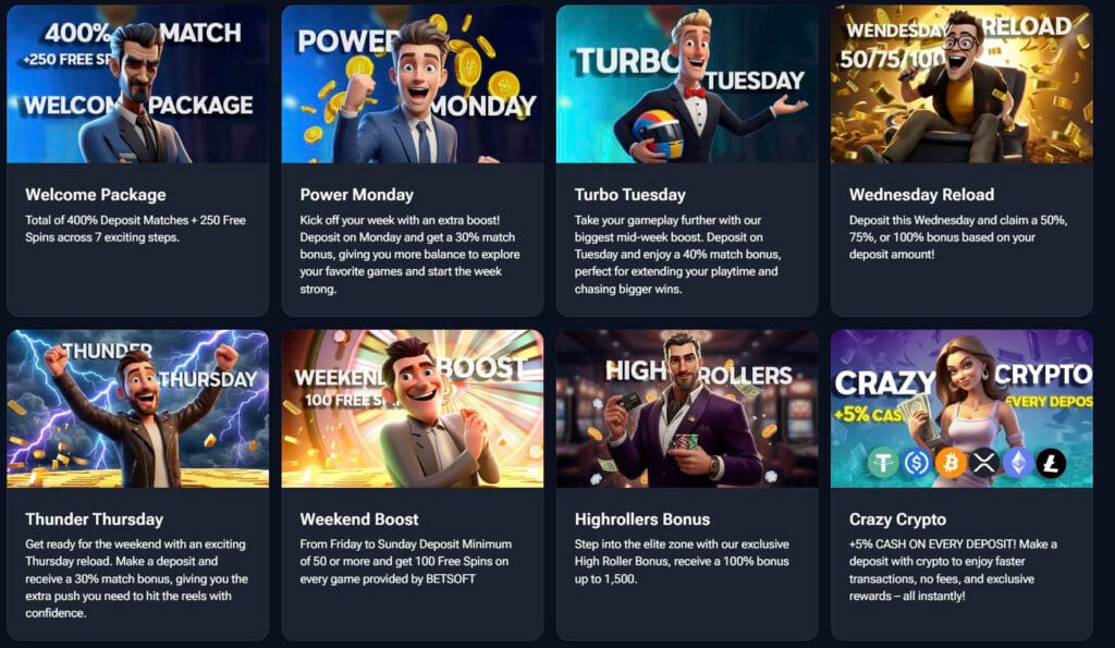 Bonusse Masterplay Casino